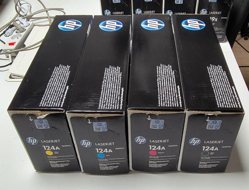 124a tonerkassette gelb - hp,