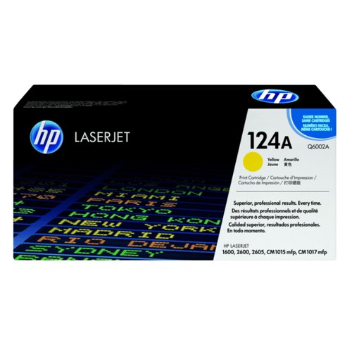 Q6002a toner yellow - (124a),