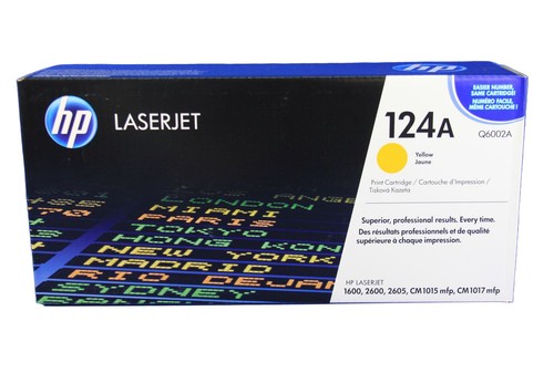 Q6002a toner yellow - 124a, -a