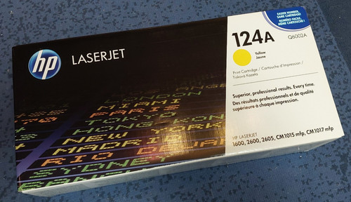 124a tonerkassette gelb - tonerkassette,
